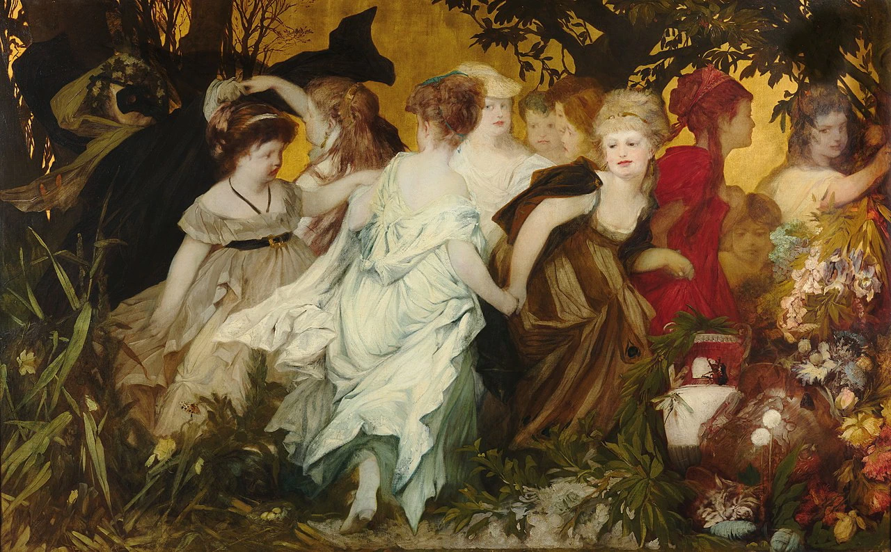 Amorini moderni - design per decorare una parete, Österreichische Galerie Belvedere, Vienna, dettaglio